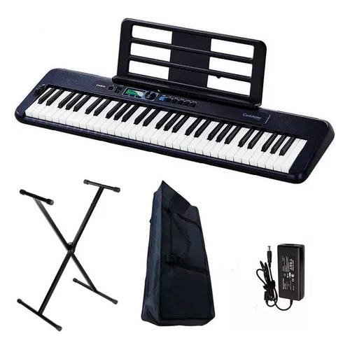 Teclado Casio Cts300 5 Octavas Sensitivo + Soporte + Funda