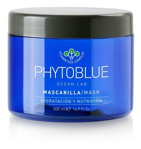 Tratamiento Mascarilla Cabello Hidratación Phytoblue 500 Ml