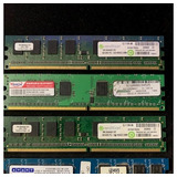 Memoria Ram Vdata Ddr2 1gb 800 Mhz (lote De 4 Placas)