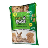 Pellets Poopy Pets Cama Sanitaria 2 Kg Para Gato