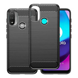 Funda Fibra De Carbono Compatible Con Motorola Moto E20 E40