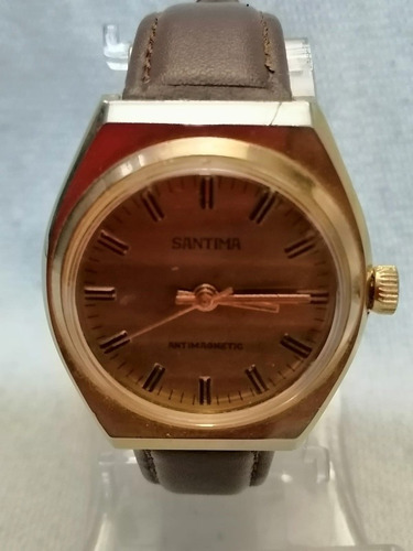 Reloj Santima Vintage Suizo Caballero Cuerda Funciona Oferta