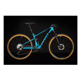 Bicicleta Sense Invictus Evo 2022 Azul/preta - Semi Nova