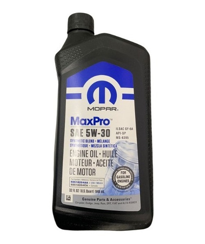 Aceite De Motor 5w30 Mopar