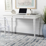 Safavieh Escritorio Noely Modern Coastal White De 1 Cajón