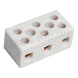 Conector Em Porcelana/sindal Trifásico 16mm 04.14 - Foxlux Acabamento Fosco Cor Branco