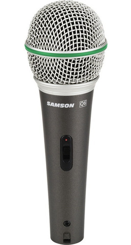 Micrófono De Mano Dinámico Samson Q6 Con Interruptor - Envio