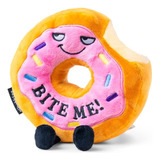 Punchkins - Bite Me Pink Donut Plushie - Divertido Juego De 