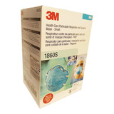 Cubrebocas Mascarilla 3m Niosh Azul 1860s N95 (caja/20pzas)