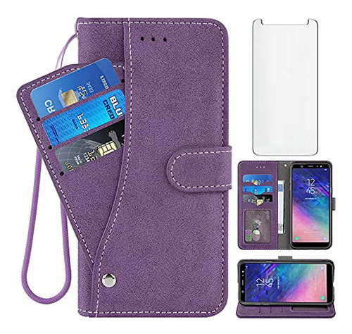 Funda Compatible Con Samsung Galaxy A6 Plus J8 2018 Con Tarj