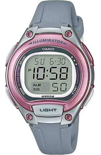 Relógio Casio Feminino Lw-203-8avdf Original Nf-e