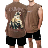 Playera Oversized Camiseta Fresafit Sin Mangas Tank Olimpo