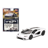 Mini Gt Lamborghini Countach Lpi 800-4 Bianco Siderale #567 Color Blanco