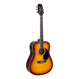 Violão Giannini Dreadnought Folk Gd 1 Tobacco Sunburst