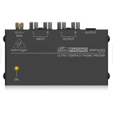 Preamplificador Tornamesa Behringer  Pp400