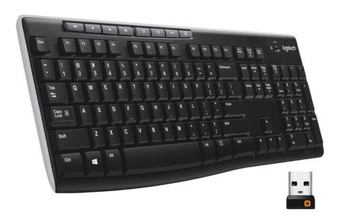 Teclado Inalambrico Logitech K270 Graphite 920-004426