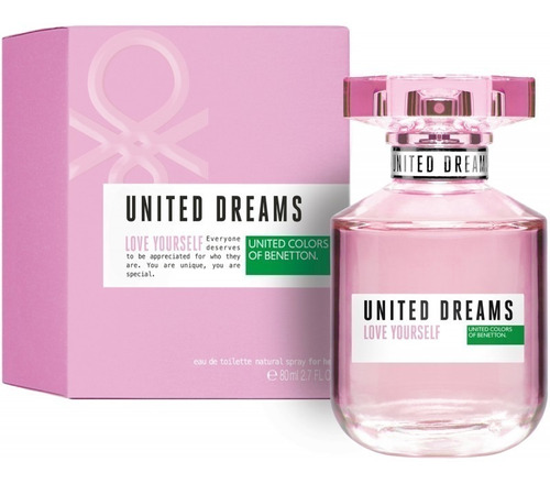 Perfume Mujer Benetton United Dreams Love Yourself Edt 80ml