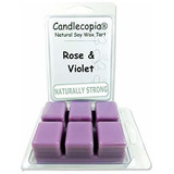 Candlecopia Rose & Violet Cera Derretida Vegana Vertida 