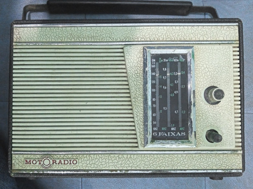 Motoradio Antigo 1950 Relíquia 6 Faixas