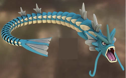 Pokemon Gyarados Articulado Hx Archivo Stl Para Impresión 3d