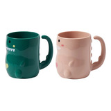 2 Soporte Vaso Taza Porta Cepillo Dental Higiene Multiuso