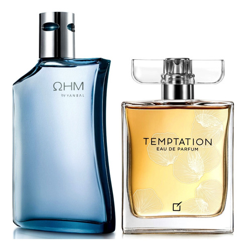Perfume Ohm + Temptation Dama Yanbal - mL a $1289