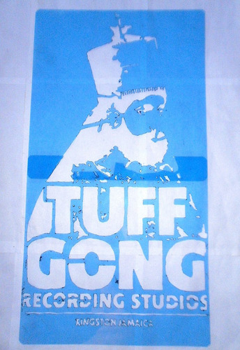 Stencil Plantilla Haile Selassie Tuff Gong Acetato 29 X 52,5