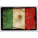 Lienzo Tela Canvas Arte Bandera Antigua De México 76x50