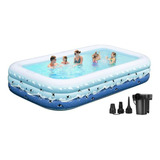 Piscina Inflable Con Bomba, 130 X72 X22  Para Adultos, Grand