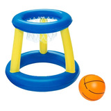 Set Juegos Pileta Aro Basquet + Pelota Inflable Bestway 61cm