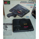 Mega Drive 16 Bit Japonês Na Caixa Isopor E Manual Funcionando