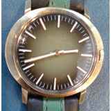 Reloj Pulsera Lujo Bulova Manual Verde Oro Gold Electroplate