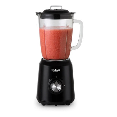 Licuadora Jarra Vidrio Liliana Al340 1.5 Litros 850w Hielo Color Negro | Mismo precio en cuotas