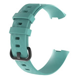 Correa Compatible Con Fitbit Charge 3 & 4 Verde Agua 22,6mm