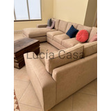 Sofa Sillon Esquinero  U, 3,40x2,20x 1,60mts Tela A Eleccion