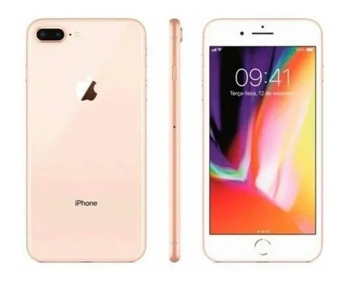  iPhone 8 Plus 64 Gb Gold Vitrine Apple Exposição + Brindes