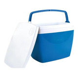Caixa Termica Pequena Cooler Conserva Praia 6 Litros Azul