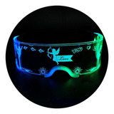 Lentes Para Fiestas Con Luces Led Rgb Multicolor