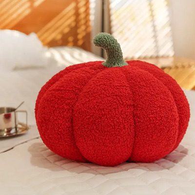 Almohada Peluche Lujo Con Forma De Calabaza 32 Cm