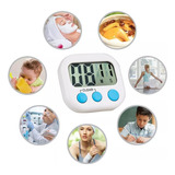 Reloj Temporizador Digital De Cocina Timer Minutero Alarma