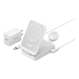 Cargador Magsafe Compatible Estación De Carga 3 En 1