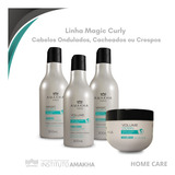 Kit Magic Curly Para Cabelos Cacheados, Crespos E Ondulados 