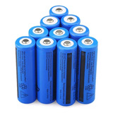 X10 Baterias 18650 Recargables 3.7v 6800mah Para Linterna