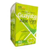 Suplemento Alimenticio Guayaba Con Aloe Vera 60 Cápsulas Sabor Sin Sabor