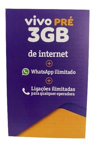 Chip Vivo 4g Pré Pago Triplo Corte Escolha O Ddd Que Quiser