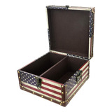 Dreamseden - Bal Decorativo De Madera Con Bandera Americana,