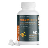 Vitamina Organica D3 10000 Iu 360 Comprimidos Importado Eeuu