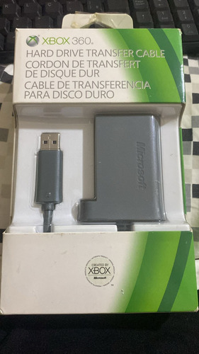 Hard Drive Transfer Cable Xbox 360 Original Microsoft