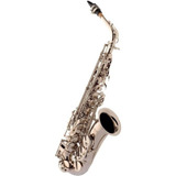 Sax Alto Eagle Sa 500 Niquelado + Garantia + Nota Fiscal