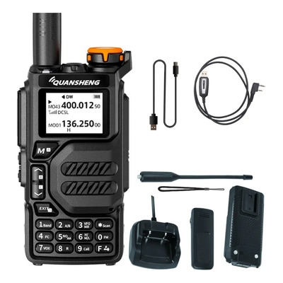 Ham Radio Comunicador Wokitokis Uv-k5 Uhf\u002Fvhf Am\u002Ffm 5w Usb-c | Meses sin interés
